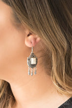 Load image into Gallery viewer, Open Pastures- White Earrings- Paparazzi Accessories
