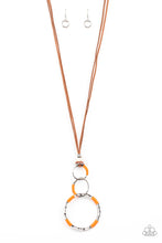 Load image into Gallery viewer, Rural Renovations- Orange Suede Necklace- Paparazzi Accessories