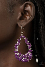 Load image into Gallery viewer, Tenacious Treasure- Purple Earrings- Paparazzi Accessories