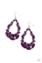 Load image into Gallery viewer, Tenacious Treasure- Purple Earrings- Paparazzi Accessories