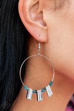 Load image into Gallery viewer, Luxe Lagoon- Blue Earrings- Paparazzi Accessories
