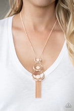 Load image into Gallery viewer, As MOON As I Can - Rose Gold Necklace- Paparazzi Accessories