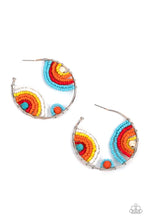 Load image into Gallery viewer, Rainbow Horizons- Multi Hoop Earrings- Paparazzi Accessories