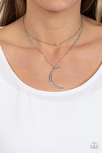 Load image into Gallery viewer, Modern Moonbeam - White Necklace- Paparazzi Accessories