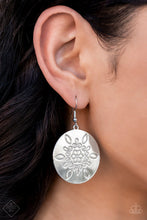 Load image into Gallery viewer, Tidal Taste- Silver Earrings- Paparazzi Accessories