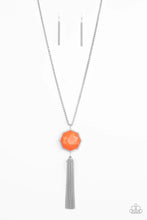 Load image into Gallery viewer, Prismatically Polygon - Orange Necklace- Paparazzi Accessories