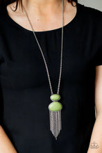 Load image into Gallery viewer, Meet Me At Sunset- Green Stone Necklace- Paparazzi Accessories