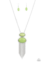 Load image into Gallery viewer, Meet Me At Sunset- Green Stone Necklace- Paparazzi Accessories