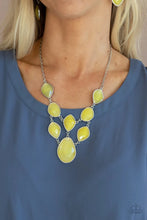 Load image into Gallery viewer, Opulently Oracle- Yellow Necklace- FASHION FIX- Paparazzi Accessories