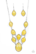 Load image into Gallery viewer, Opulently Oracle- Yellow Necklace- FASHION FIX- Paparazzi Accessories
