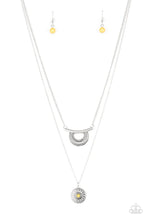 Load image into Gallery viewer, Gypsy Go-Getter - Yellow Necklace- Paparazzi Accessories
