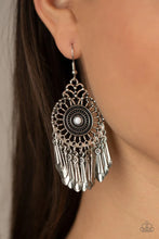 Load image into Gallery viewer, Dream a Little DREAMCATCHER - White Earrings- Paparazzi Accessories