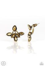 Load image into Gallery viewer, A Force To BEAM Reckoned With - Brass Earrings - Paparazzi Accessories