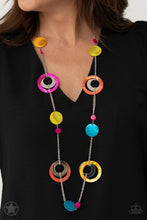 Load image into Gallery viewer, Kaleidoscopically Captivating- Multi Necklace- BLOCKBUSTER- Paparazzi Accessories