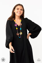 Load image into Gallery viewer, Kaleidoscopically Captivating- Multi Necklace- BLOCKBUSTER- Paparazzi Accessories