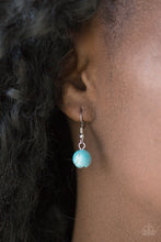 Load image into Gallery viewer, Rural Rustler - Blue Stone Necklace- Paparazzi Accessories