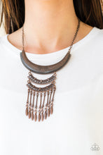 Load image into Gallery viewer, Eastern Empress- Copper Necklace- Paparazzi Accessories