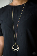 Load image into Gallery viewer, Front and EPICENTER - Gold Necklace- Paparazzi Accessories