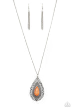 Load image into Gallery viewer, Sedona Solstice - Orange Stone Necklace- Paparazzi Accessories