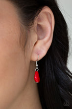 Load image into Gallery viewer, BADLAND To The Bone - Red Necklace- Paparazzi Accessories