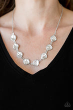 Load image into Gallery viewer, The Imperfectionist - White Rhinestone Necklace- Paparazzi Accessories