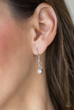 Load image into Gallery viewer, The Imperfectionist - White Rhinestone Necklace- Paparazzi Accessories