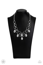 Load image into Gallery viewer, Show-Stopping Shimmer - White Necklace- BLOCKBUSTER- Paparazzi Accessories