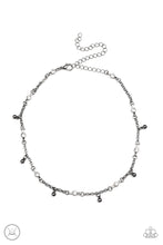 Load image into Gallery viewer, What A Stunner - Black Gunmetal Choker Necklace- Paparazzi Accessories