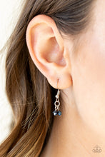 Load image into Gallery viewer, First Class Fringe - Blue Necklace- Paparazzi Accessories