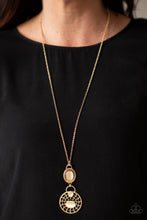 Load image into Gallery viewer, Hook, VINE, and Sinker - Gold Necklace- Paparazzi Accessories