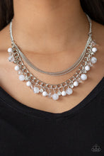 Load image into Gallery viewer, Wait and SEA - White Necklace- Paparazzi Accessories