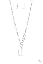 Load image into Gallery viewer, Never a Dull Moment - White Necklace- Paparazzi Accessories