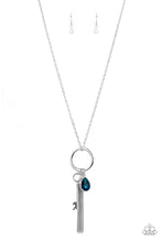 Load image into Gallery viewer, Unlock Your Sparkle - Blue Necklace- Paparazzi Accessories