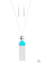 Load image into Gallery viewer, Color Me Neon - Blue Necklace- Paparazzi Accessories