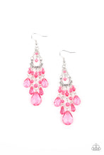Load image into Gallery viewer, Paid Vacation - Pink Earrings- Paparazzi Accessories