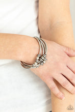 Load image into Gallery viewer, We Aim To Please - Silver Bracelet- Paparazzi Accessories