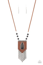 Load image into Gallery viewer, Enchantingly Tribal - Black Necklace -Paparazzi Accessories