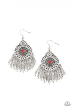 Load image into Gallery viewer, Dream a Little DREAMCATCHER - Red Earrings- Paparazzi Accessories