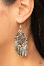 Load image into Gallery viewer, Dream a Little DREAMCATCHER - Red Earrings- Paparazzi Accessories