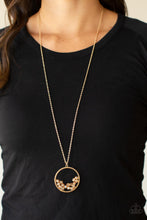 Load image into Gallery viewer, Galactic Glow - Gold Necklace- Paparazzi Accessories