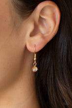 Load image into Gallery viewer, Galactic Glow - Gold Necklace- Paparazzi Accessories