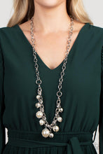 Load image into Gallery viewer, Revolving Refinement - White Necklace- Paparazzi Accessories