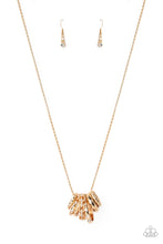 Load image into Gallery viewer, Audacious Attitude - Gold Necklace- Paparazzi Accessories