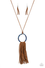 Load image into Gallery viewer, Namaste Mama- Blue Necklace- Paparazzi Accessories