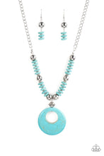 Load image into Gallery viewer, Oasis Goddess- Blue Necklace- Paparazzi Accessories