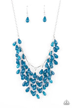 Load image into Gallery viewer, Garden Fairytale- Blue Necklace -Paparazzi Accessories