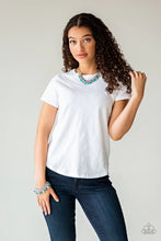 Load image into Gallery viewer, Party Spree - Blue Necklace- Paparazzi Accessories