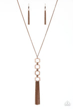 Load image into Gallery viewer, Ready, Set, GEO!- Copper Necklace- Paparazzi Accessories