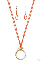 Load image into Gallery viewer, Noticeably Nomad- Orange Necklace- Paparazzi Accessories