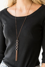 Load image into Gallery viewer, Ready, Set, GEO!- Copper Necklace- Paparazzi Accessories